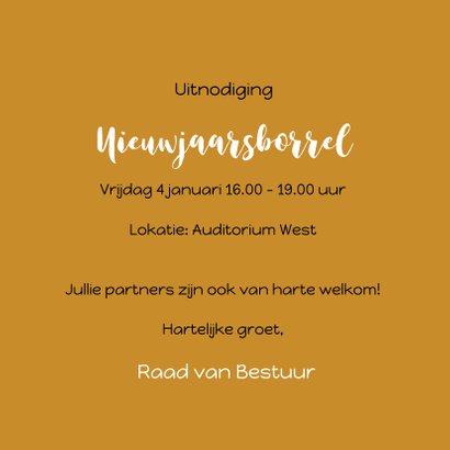 Uitnodiging Champagne Nieuwjaarsborrel 3