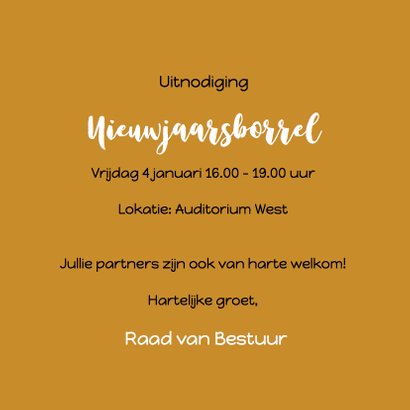 Uitnodiging Champagne Nieuwjaarsborrel 3