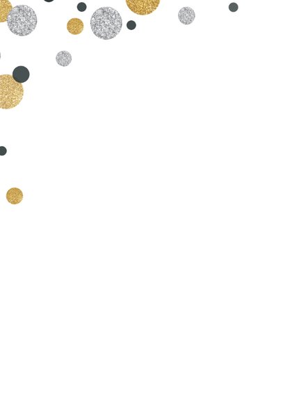 Uitnodiging cirkel confetti av 2