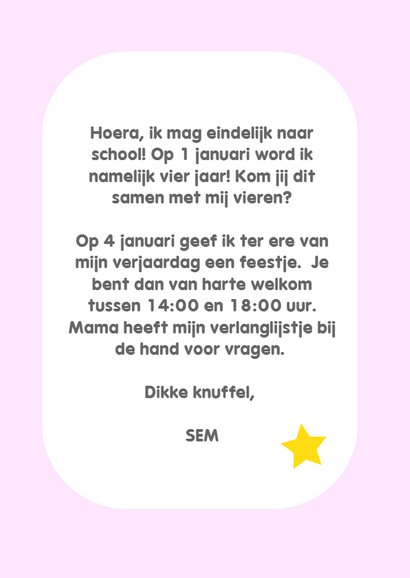 Uitnodiging eenhoorn 3