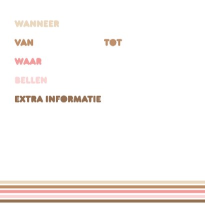 Uitnodiging Etentje Letters Lekker 3