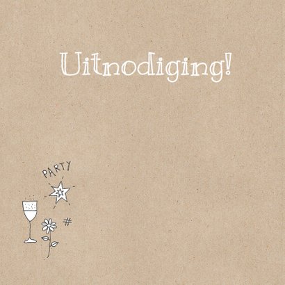 Uitnodiging feest 18 jaar 2