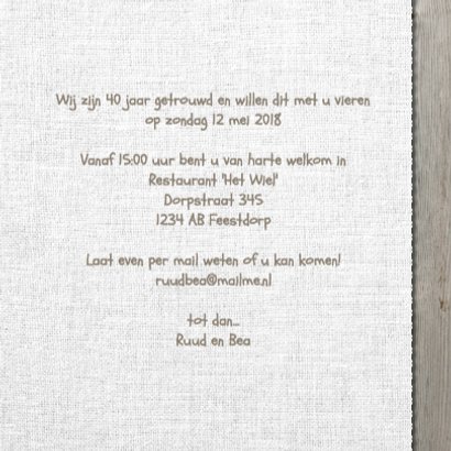 Uitnodiging feest hout en Linnen 3
