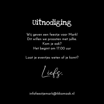 Uitnodiging feestje bier 3