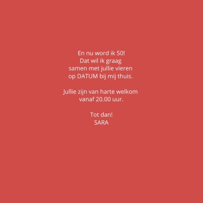 Uitnodiging geboorte 1971 sara 3