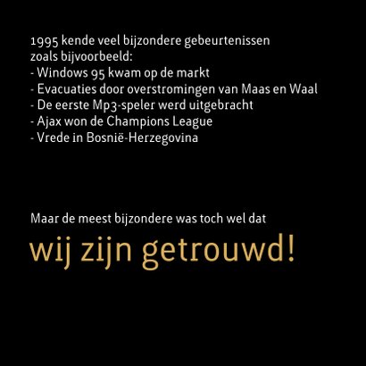 uitnodiging getrouwd 1995 2