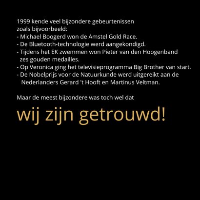 uitnodiging getrouwd 1999 2