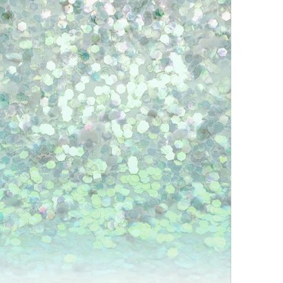 Uitnodiging glitter confetti foto blauw 2