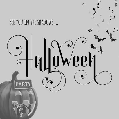 Uitnodiging Halloween Party Dansen In Een Pompoen 2