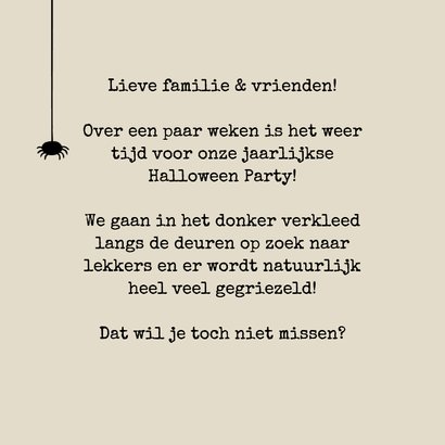 Uitnodiging Halloween Party gekke pompoenen 2