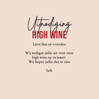 Uitnodiging high wine 3