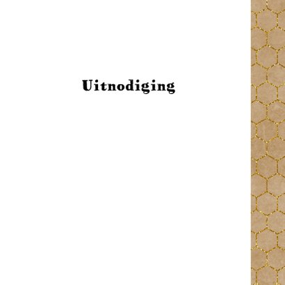 Uitnodiging hippe foto kaart met krijtbordlook 3