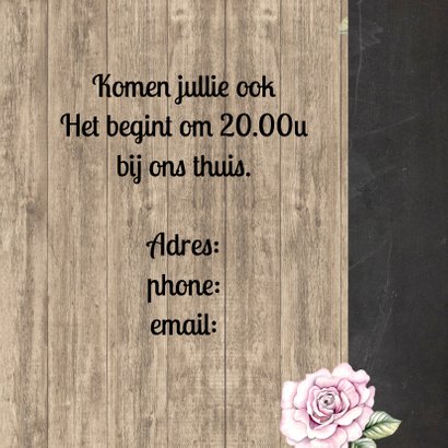 Uitnodiging hout jubileum 3
