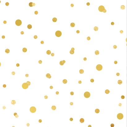 Uitnodiging huwelijks jubileum ballonnen goud 2