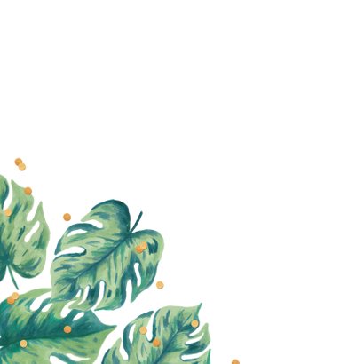 Uitnodiging huwelijksjubileum botanical foto 2