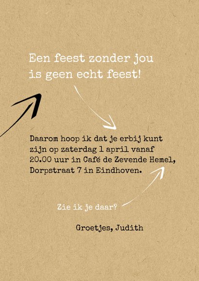 Uitnodiging Ik word 60 en daar is niks mis mee 3