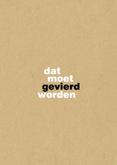 Uitnodiging Ik word 60 en daar is niks mis mee Achterkant
