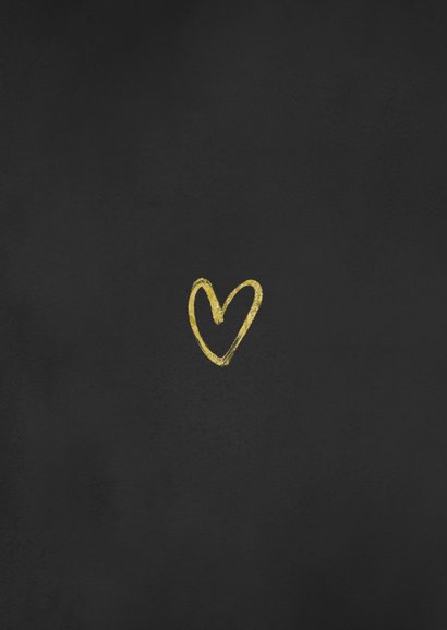 Uitnodiging jubileumfeest 50 jaar getrouwd confetti goud Achterkant