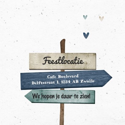 Uitnodiging jubileumfeest gegwijzers 50 jaar getrouwd  2