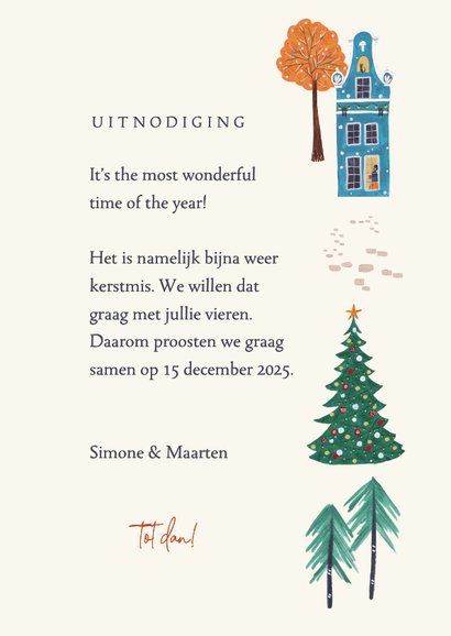 Uitnodiging kerst buurtfeest grachtenpanden 3