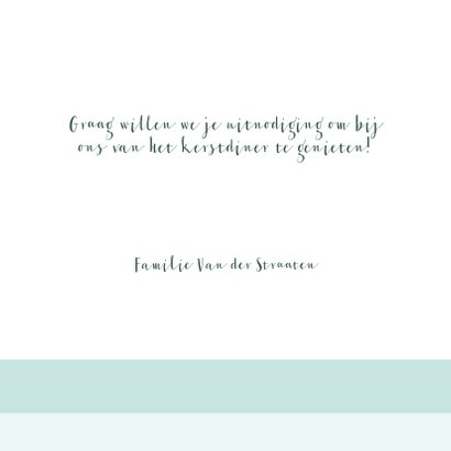 Uitnodiging kerstdiner botanisch 3