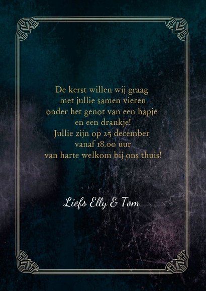 uitnodiging kerstmenu 3