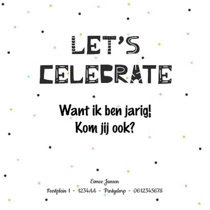 Uitnodiging kinderfeestje met trendy lama 2