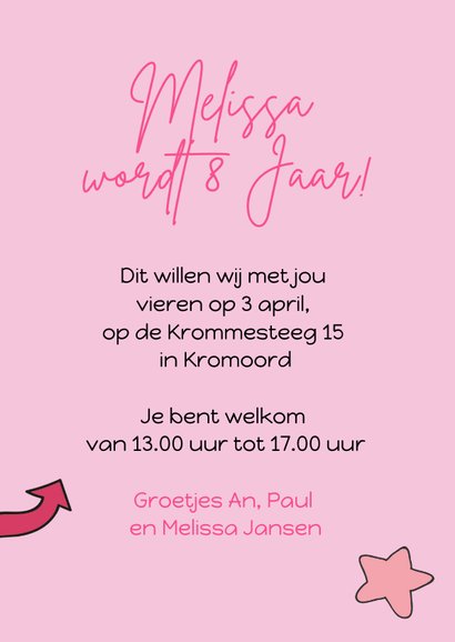 Uitnodiging Kinderfeestje paarden 3