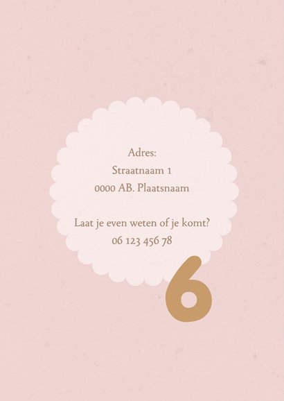 Uitnodiging kinderverjaardag unicorn 2