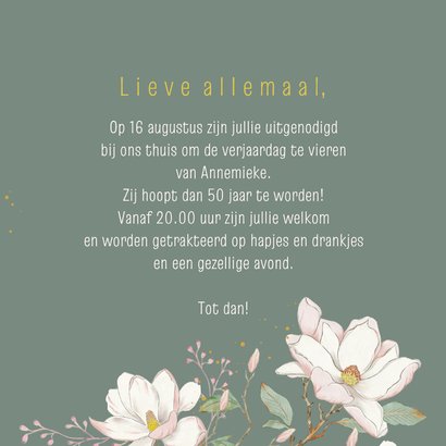 Uitnodiging Magnolia's 50 jaar 3
