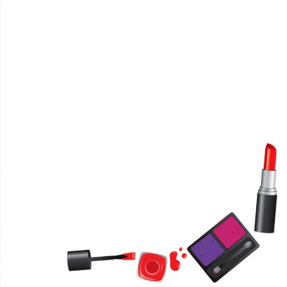 uitnodiging make up glamour naam 3