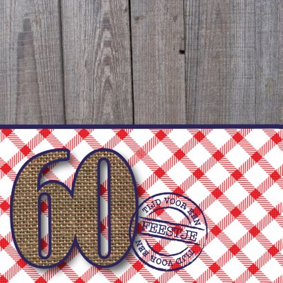 Uitnodiging man 60 stoer 2