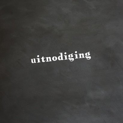 uitnodiging man stempel - krijtbord print 2