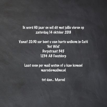 uitnodiging man stempel - krijtbord print 3