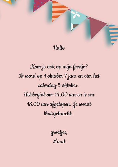 Uitnodiging met grappig hondje 3