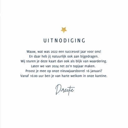 Uitnodiging nieuwjaarsborrel vuurwerk 3