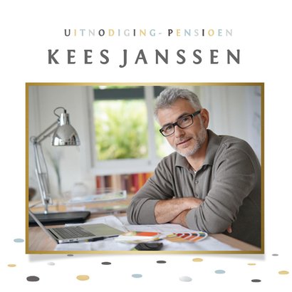 Uitnodiging online afscheidsreceptie of borrel 2