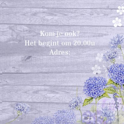 uitnodiging pensioenfeest tuin 3