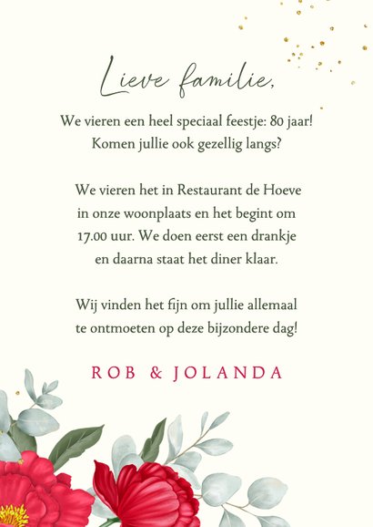 Uitnodiging rode pioenen 80 jaar 3