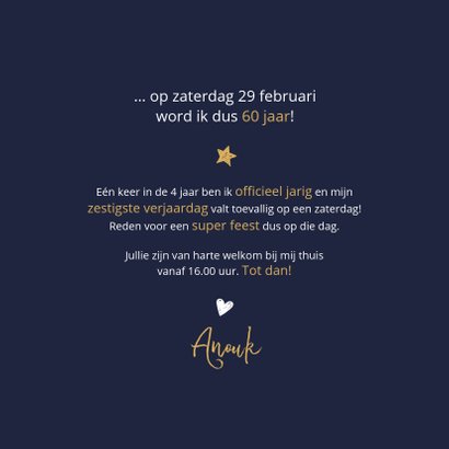 Uitnodiging schrikkeljaar verjaardag 3