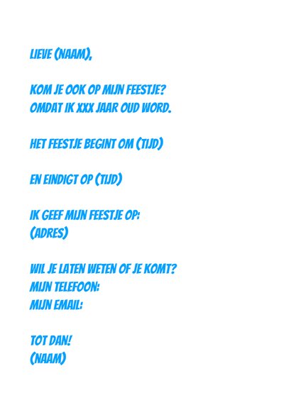 Uitnodiging spiderman feest jongen 3d 3