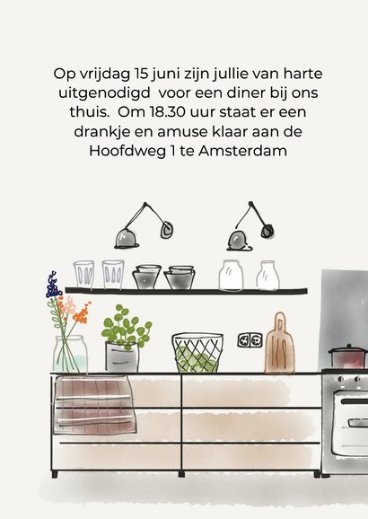 Uitnodiging Spoon Fork Knive 2