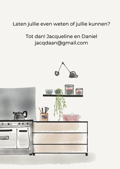 Uitnodiging Spoon Fork Knive 3