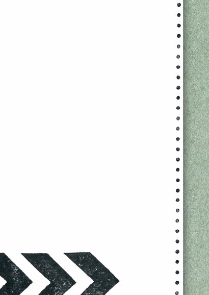 Uitnodiging stempel groen stoer 3