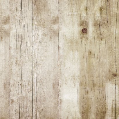 Uitnodiging stoer sloophout op pallet Achterkant