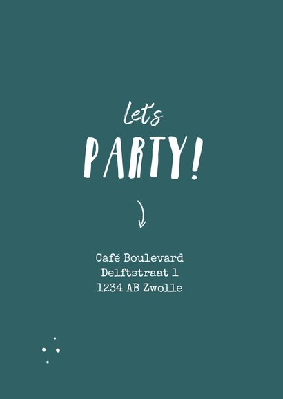 Uitnodiging surprise party humor ouder worden 2