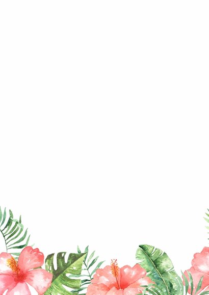 Uitnodiging Tropical - WW 2
