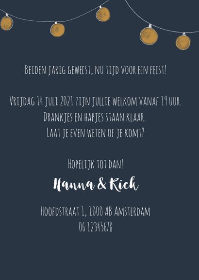 Uitnodiging tuinfeest Flowers & Drinks 3