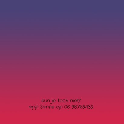 Uitnodiging Tuinfeest nacht 2