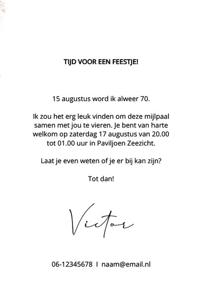 Uitnodiging verjaardag 70 jaar ballonnen 3